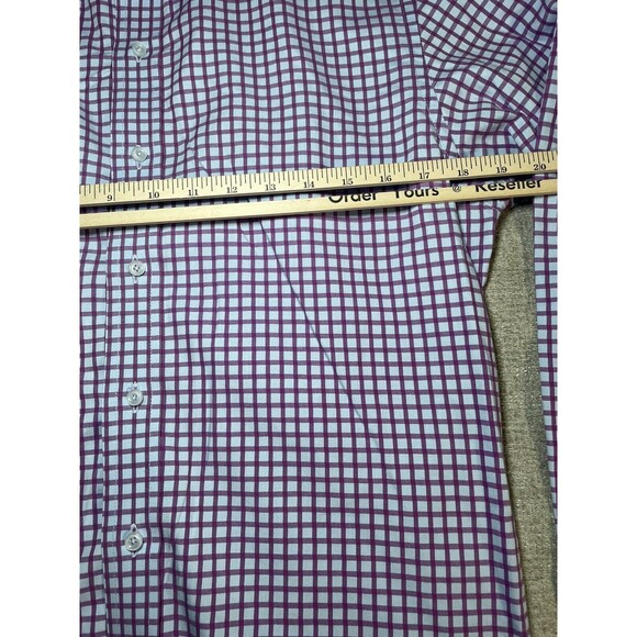 Raja Button Down Shirt Men’s Large Purple Collard - Picture 10 of 15